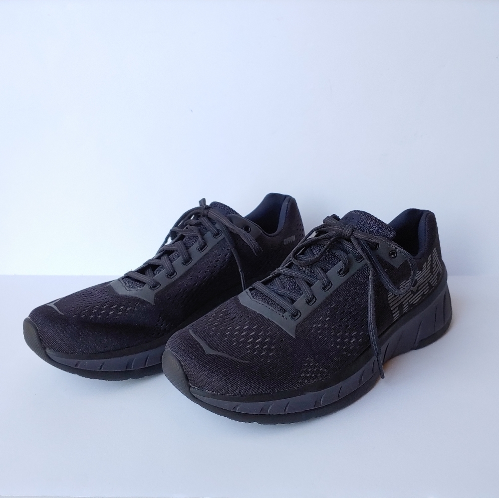 Hoka One One Black &Nine Iron Reflective Cavu